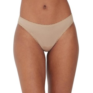 Skarlett Blue Women's Adorned Cotton Thong 371211, Cashmere, XL - 1 of 4