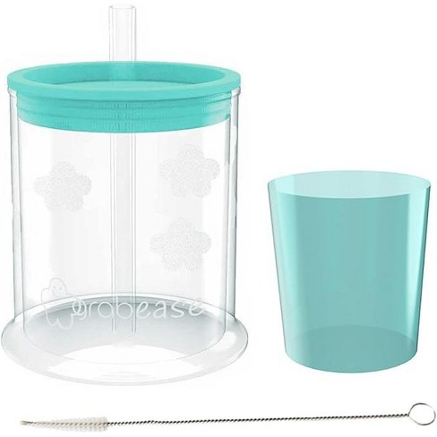 Grabease Spoutless Sippy & Straw Convertible Cup Set - Blue