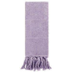 REGALWOVEN Bathroom Cotton Absorbent Soft Decorative Turkish Hand Towels with Tassel 14" x 30" - 1 of 4