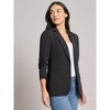 Jones New York Notch Collar Scrunch Sleeve Jacket - 2 of 3