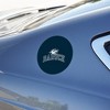 Baruch College Bearcats Logo Automotive Car Refrigerator Locker Vinyl Circle Magnet - 3 of 4