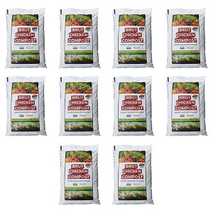 Brut Organic Chicken Compost Nutrient-Rich Garden Fertilizer - 1 of 4
