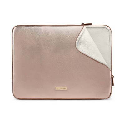 Dabney Lee 14" Laptop Sleeve - Crosshatch Champagne/Ivory