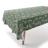 Lathe & Quill Candy Canes Green - Tablecloth Society6 - 2 of 3