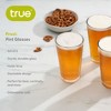 True Beer Pint Glasses, Bar Glasses, Soda Glasses Dishwasher Safe Glasses, 16 Oz Tumblers Drinking Glasses Set of 6 - 2 of 4