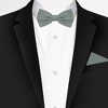 Jacob Alexander Men's Solid Color Pre-Tied Adjustable Banded Bow Tie - 2 of 4