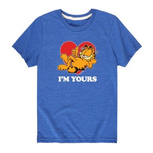 Boys' - Garfield - Valentine's Day Short Sleeve Graphic T-Shirt - 1 of 4