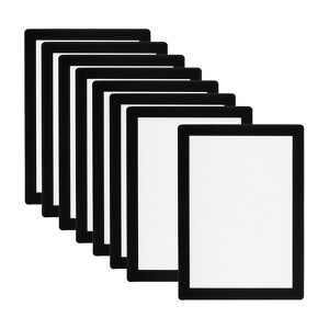 Unique Bargains Waterproof Photo Display Frame Magnetic Sign Holders 8 Pcs - 1 of 4