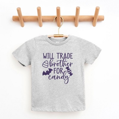 The Juniper Shop Will Trade Brother For Candy Puff Print Youth Short Sleeve Tee