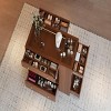 6-Drawer Closet Island With Glass Top And Open Shelves For Jewelry And Accessory Organization - 4 of 4