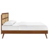Modway Sidney Cane and Wood Full Platform Bed With Splayed Legs - 3 of 4