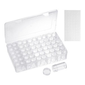 Unique Bargains PP Bead Craft Jewelry Storage Organizing Boxes with Hinged Lid 10.8" x 6.5" - 1 of 4