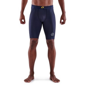 SKINS SERIES-3 MEN'S HALF TIGHTS NAVY BLUE - 1 of 4