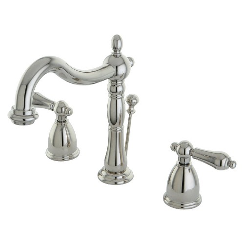 Victorian Widespread Bathroom Faucet Polished Nickel - Kingston Brass, Polished Nickle