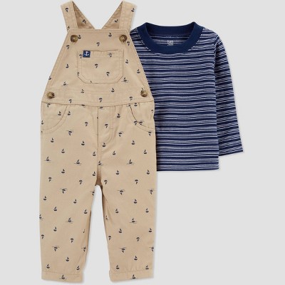 Baby Boys' Anchor Top & Bottom Set - Just One You® made by carter's Khaki Newborn