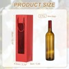 Unique Bargains Thick Kraft Paper Wine Gift Bags 13.7" x 3.7" x 3.5" 6 Pcs - 2 of 4