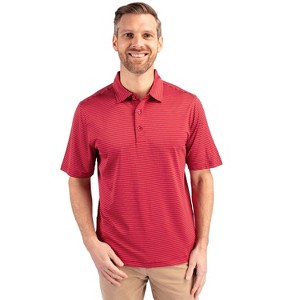 Cutter & Buck Forge Pencil Stripe Stretch Mens Polo Shirt - 1 of 2