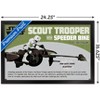 Trends International Star Wars: New Vintage - Speeder Bike Framed Wall Poster Prints - 3 of 4