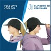 TrailHeads Women's Rain Hat - Winter Ponytail Beanie - Outdoor waterproof hats for running, hiking - Black - 3 of 4