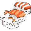 Junior's Design By Humans Cat and Sushi By kimprut T-Shirt - 2 of 3