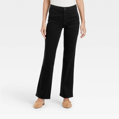 Women's High-rise Bootcut Jeans - Universal Thread™ Black 0 : Target