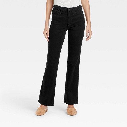 Black bootcut shop stretch pants