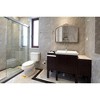 Ridstar 40 in. W x 31.5 in. H Brown Arched Bathroom Mirror - 3 of 4