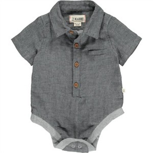 Gender Neutral Boy's Helford Woven Onesie - ME & HENRY - 1 of 1