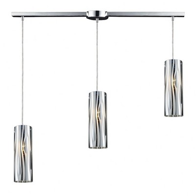 Elk Home Chromia 3 - Light Island Pendant Light in  Polished Chrome