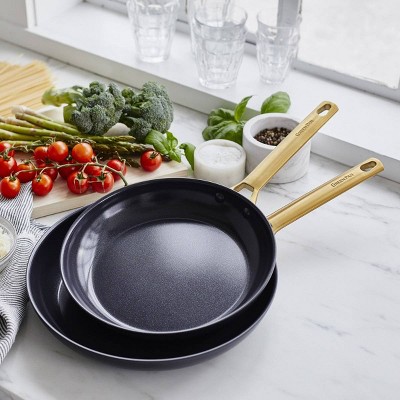 Black and Gold 10-Piece Nonstick Aluminum Cookware Set