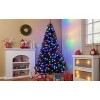 ORRD 6ft Pre-lit Black Christmas Tree, Artificial Spruce with 280 Color LED Lights & 11 Modes, 920 Branch Tips - 4 of 4