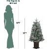 Whizmax 3 FT Christmas Tree,Artificial Christmas Tree with Potted Base,Indoor/Outdoor Holiday Decor - 2 of 4