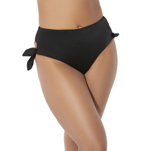 Women's Mesh High Waist Bikini Bottom - Shade & Shore™ Black : Target