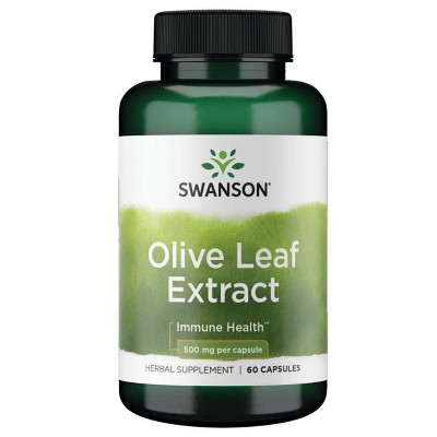 Swanson Olive Leaf Extract 500 mg 60 Capsules.