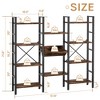 Celebalcony 71.6" H x 57.8"W Etagere Bookcase - 2 of 4