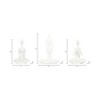 Sagebrook Home Set of 3 Women Yoga Figurines - 10" Yoga Ladies - Polyresin Decorative Yoga Sculpture for Home, Office, Spa - 3 of 4
