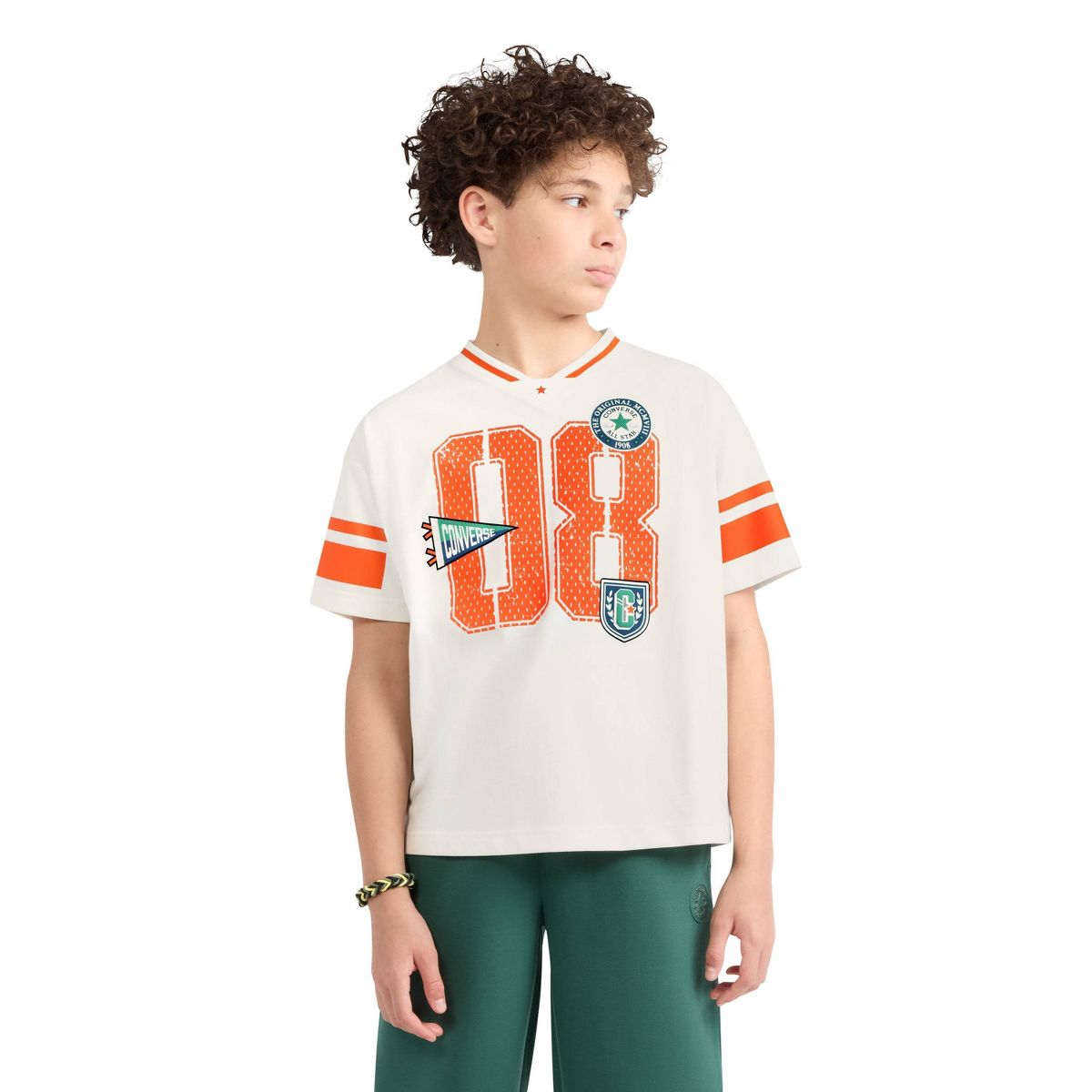 Converse® Boys' Varsity Oversized Graphic T-Shirt - White