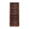 SKRAN 72.4" H Tall Storage Cabinet with 8 Doors and 4 Shelves, Wall Storage Cabinet for Living Room, Kitchen, Office, Bedroom, Bathroom - 4 of 4