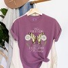 S.W.Smiley Where Friends and Flowers Flourish - Women's Garment Dyed Graphic T-Shirt - 2 of 4