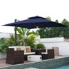 CASAINC 11 Ft Square LED Solar Cantilever Umbrella - 2 of 2