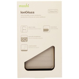 Moshi IonGlass Durable Screen Protector for Galaxy S8+ (Plus) - Clear/Black Trim - 1 of 1