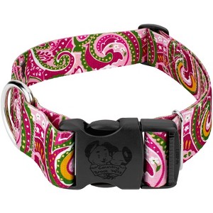 Country Brook Petz 1 1/2 Inch Deluxe Dog Collar - Paisley Collection - 1 of 4