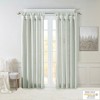 PAGED Faux Silk Blackout Curtains for Bedroom,Window Curtain Panel with Twisted Tab Top,Lined,Curtains for Living Room,Machine Washable - 2 of 4