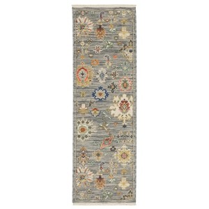 Oriental Weavers Lucca 5507E Grey/ Multi Indoor Area Rug - 2' x 6' - 1 of 4
