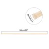 Unique Bargains Arts Crafts Garden Christmas Decoration Round Natural Wood Sticks 60 Pcs - 2 of 4