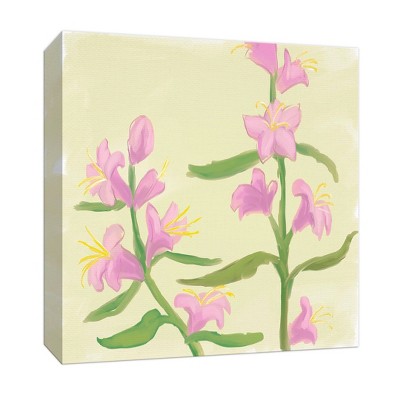 16" x 16" Purple Flowers Decorative Wall Art - PTM Images