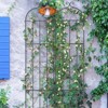 VEVOR Garden Trellis for Climbing Plants, 87 x 20 in, 2 Packs Rustproof Metal Garden Flower Trellis, Outdoor Climbing Rose Trellis Cucumbers Support - 2 of 4