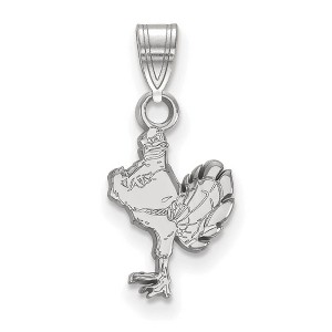 Black Bow Jewelry 10k White Gold Virginia Tech Hokies NCAA Small Pendant - 1 of 3
