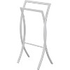Kings Brand Furniture - 2-Tier Modern Stylish and Durable Metal Freestanding Bathroom Towel Rack Stand Holder - 4 of 4