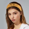 Unique Bargains Women's Bowknot Headband with Bunny Ears 2.17 Inch Wide 1 Pc - 2 of 4